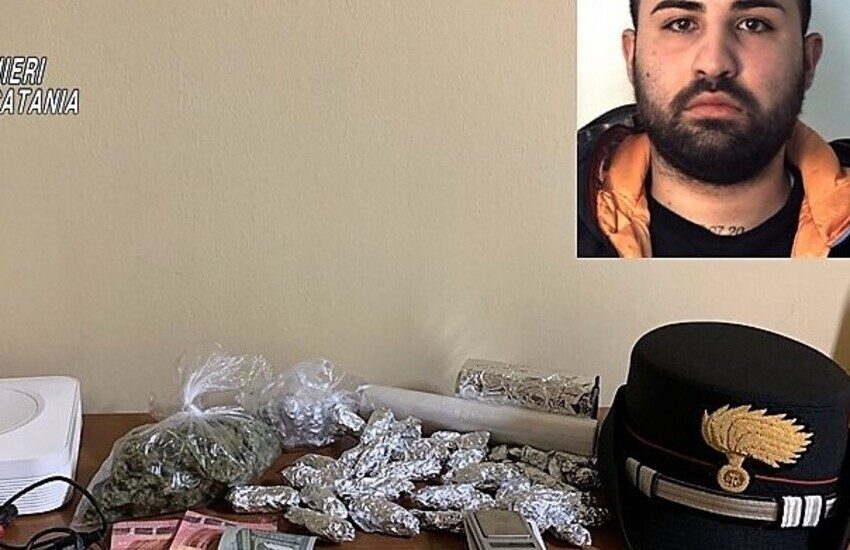 Catania, detenuto proteggeva lo spaccio con le telecamere, arrestato