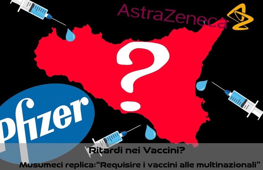 “Requisire i vaccini alle Multinazionali”, ecco l’idea di Musumeci. Sarà mai possibile passare dalle parole ai fatti?