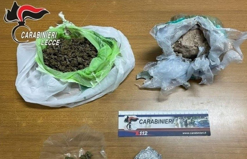 Quasi 700 grammi di droga in casa. Arrestato per spaccio 51enne di Soleto