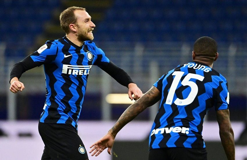 Eriksen si sveglia e regala derby e semifinale di Coppa Italia all’Inter