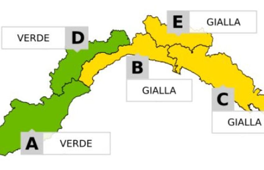 Meteo, allerta gialla su Genova e Tigullio: notte di forti temporali