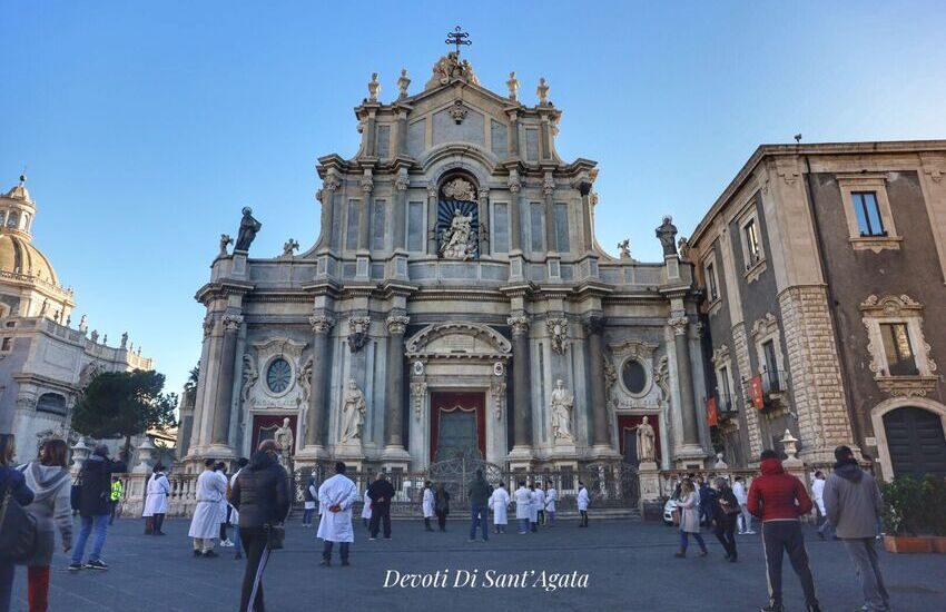 [VIDEO] 4 febbraio, in Piazza Duomo. Festa di S. Agata: rispettate le regole anticovid