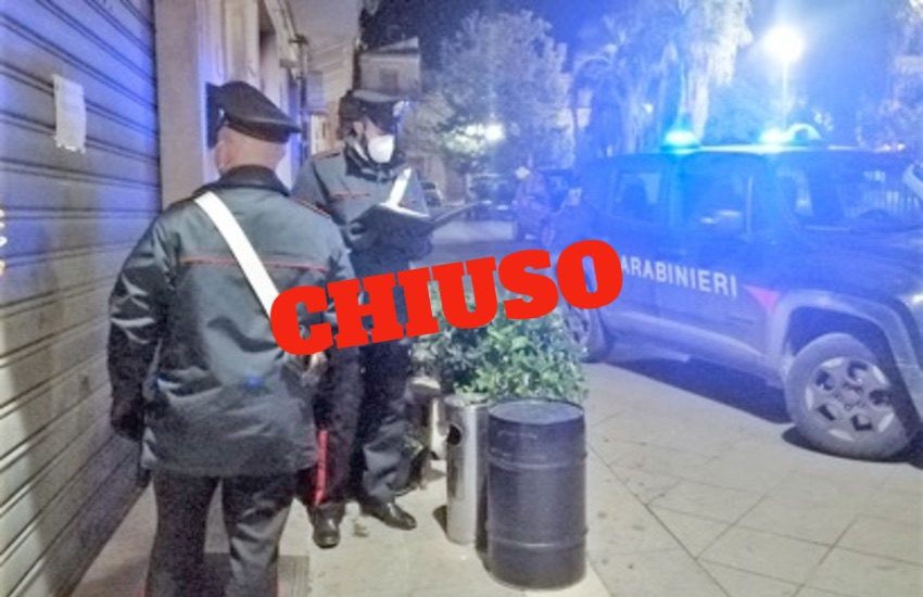 Grammichele, erano senza mascherina, chiuso un locale in Piazza Dante