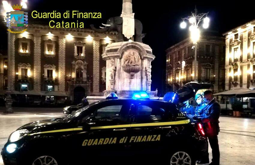 Catania, controlli della Finanza sul rispetto delle norme anticovid