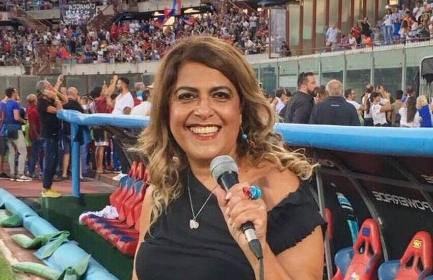 Catania, morta la “voce” storica del Massimino, ci lascia a 54 anni Stefania Sberna