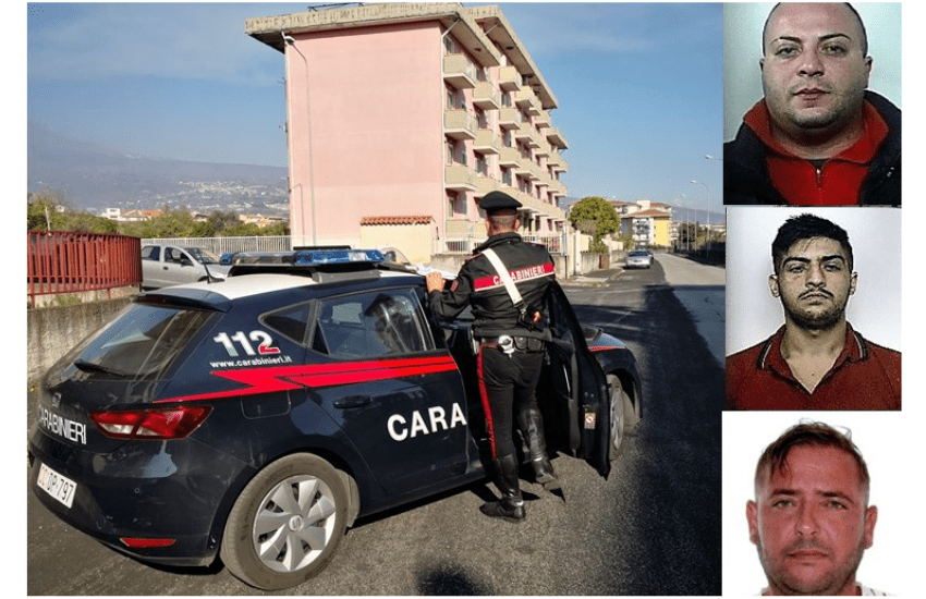 Giarre, tre ladri d’auto arrestati in via Sciacca