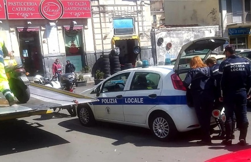 Catania, intensificato street control e rimozione auto in sosta selvaggia