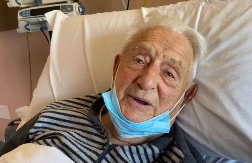 Dopo il covid, i problemi di cuore, ma lui non molla: la storia di nonno Aldo di Formia, 103 anni