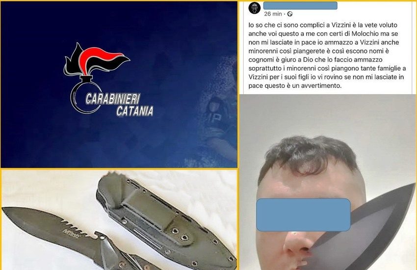 Vizzini, minaccia su Facebook di compiere una strage: denunciato