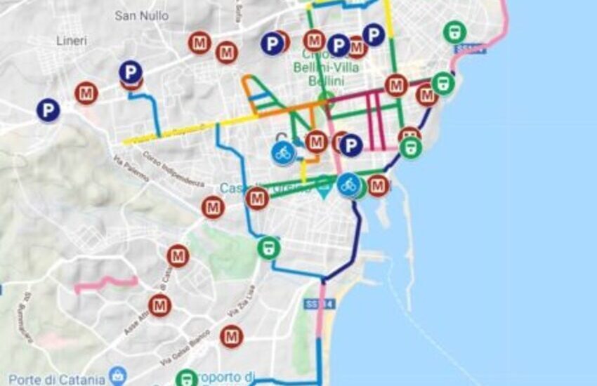 Catania, in gara il bando Ue di progettazione per 40 chilometri di piste ciclabili. Ecco il piano della Rete