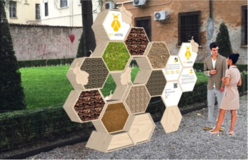 Una casa per le api solitarie: a L’Aquila un innovativo progetto per salvare gli impollinatori