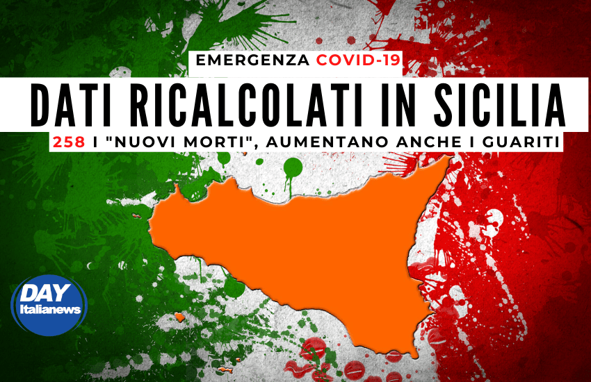 Sicilia, dati ricalcolati, 258 i “nuovi” morti