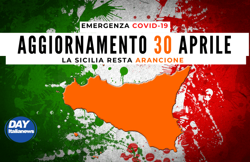Covid 30 aprile, contagi in discesa. La Sicilia resta Arancione; altri 3 Comuni in Zona Rossa