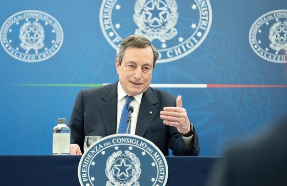 Draghi in conferenza stampa: