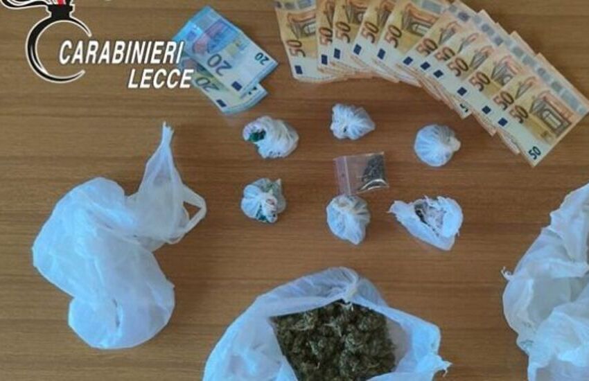 In casa marijuana e una grossa somma di denaro. Arrestato per spaccio 27enne di Santa Cesarea