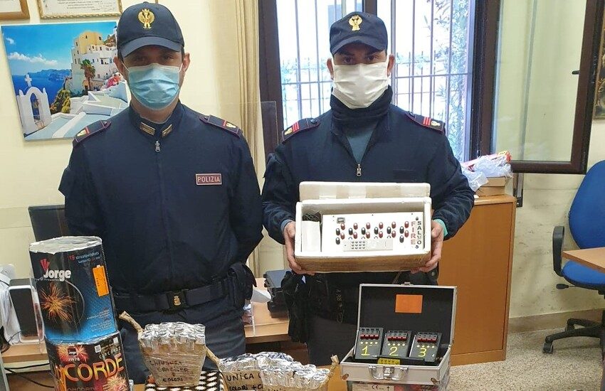Palermo – Nascondeva cento chili di fuochi d’artificio, arrestato