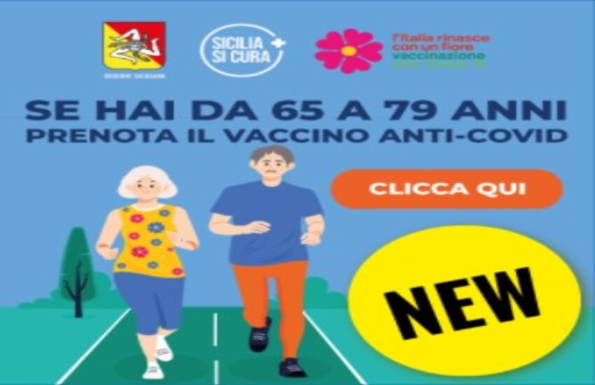 Ragusa, al via oggi la vaccinazione covid per over 65