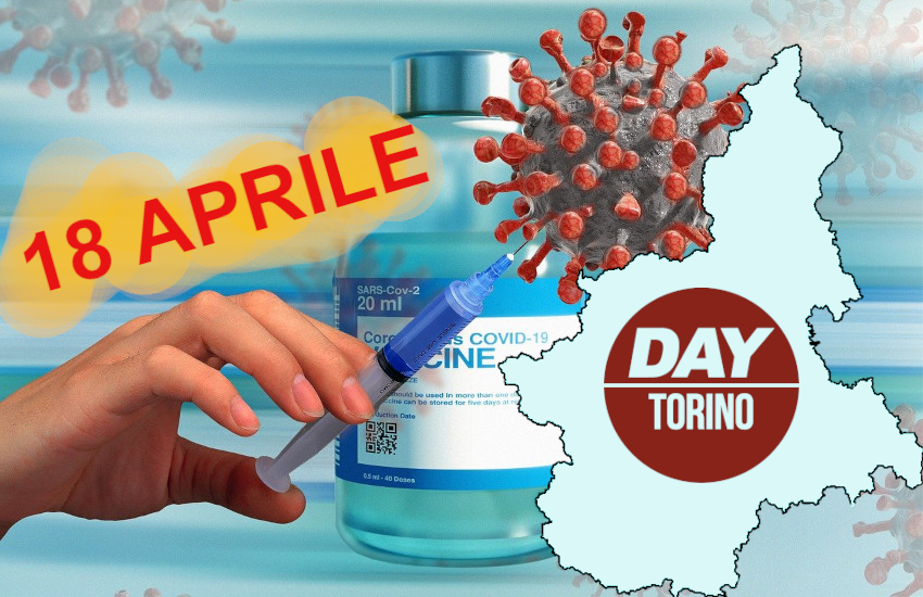 Vaccini in Piemonte: 18 aprile, somministrato il 90% delle dosi