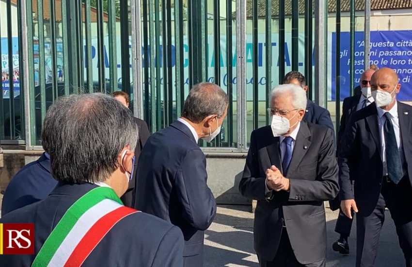 [VIDEO] L’arrivo del Presidente Mattarella nell’aula bunker di Palermo