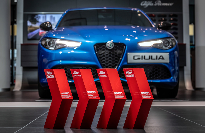 Alfa Romeo: Giulia, Giulietta e Stelvio premiate ai Best Brands 2021 di Auto Build