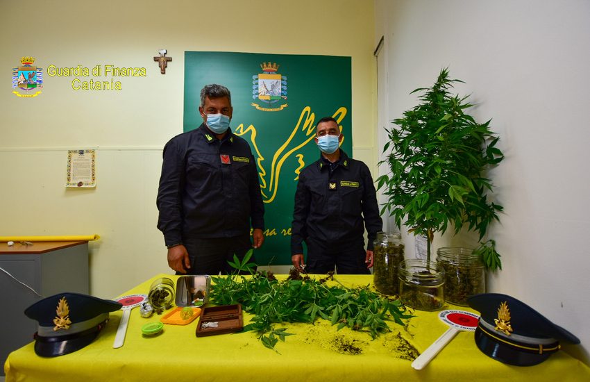 Giarre, sequestro di sostanza stupefacente da parte della Guardia di Finanza