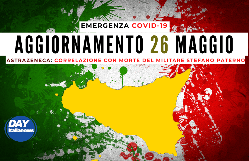 Covid 26 maggio, curva stabile. AstraZeneca e morte Stefano Paternò: per i periti c’è correlazione eziologica