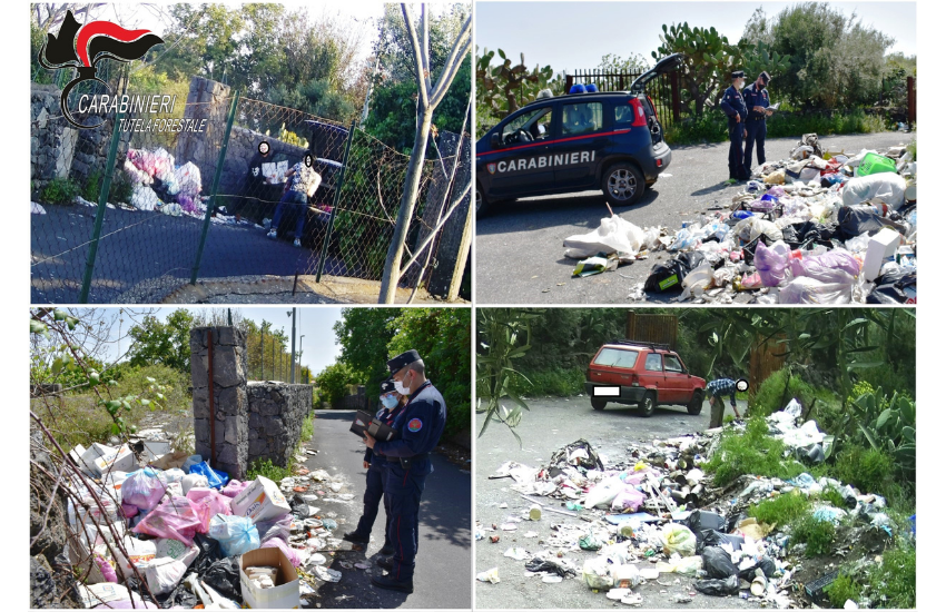 Abbandono di rifiuti, controlli a Paternò e San G. La Punta, tante le sanzioni