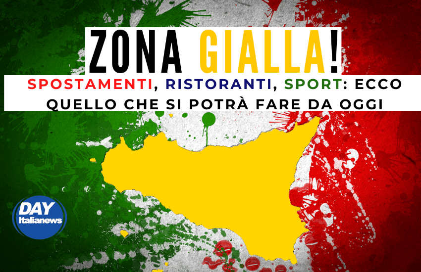 Da oggi, la Sicilia è “Zona Gialla”: ecco cosa si potrà di nuovo fare e le date delle riaperture