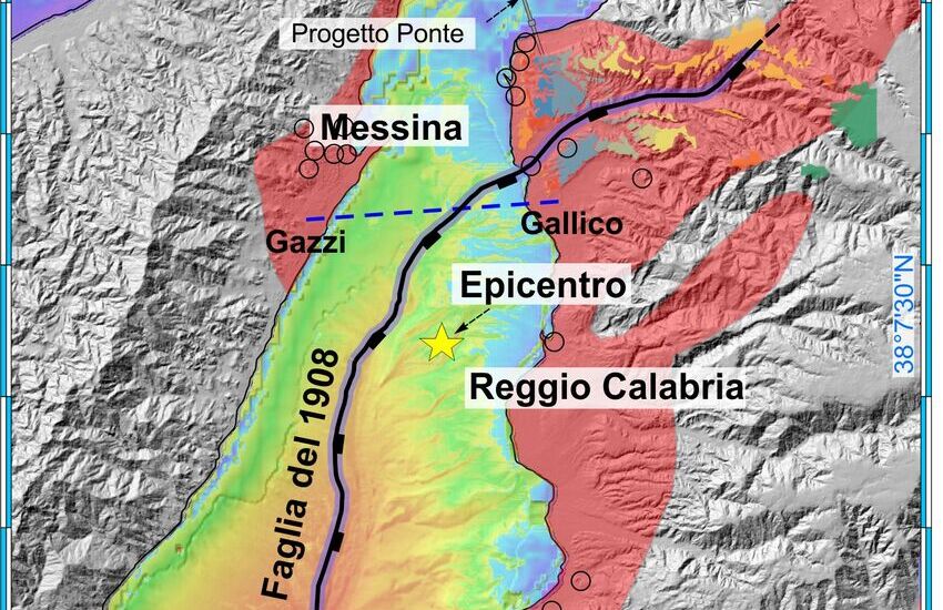 Sicilia, scoperta nei fondali marini dello Stretto di Messina la faglia che provocò il terremoto del 1908