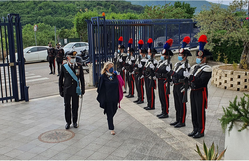 Avellino, breve ma intenso momento di celebrazione dei 207 anni dei Carabinieri