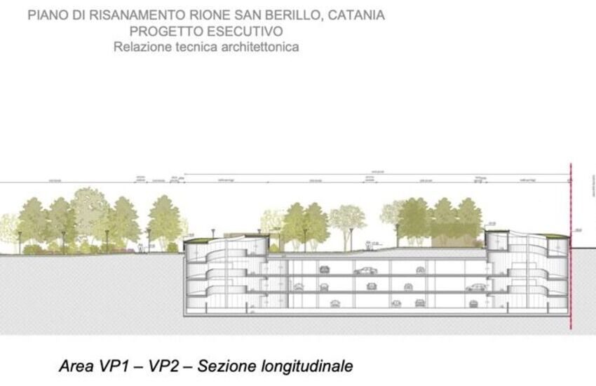 San Berillo, bando di gara parcheggio pubblico con parco urbano a piazza della Repubblica – Le foto dei progetti