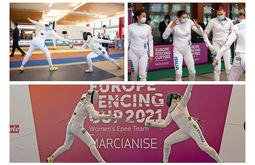 Marcianise, 12 delegazioni sportive per la coppa Europa di spada femminile a squadre