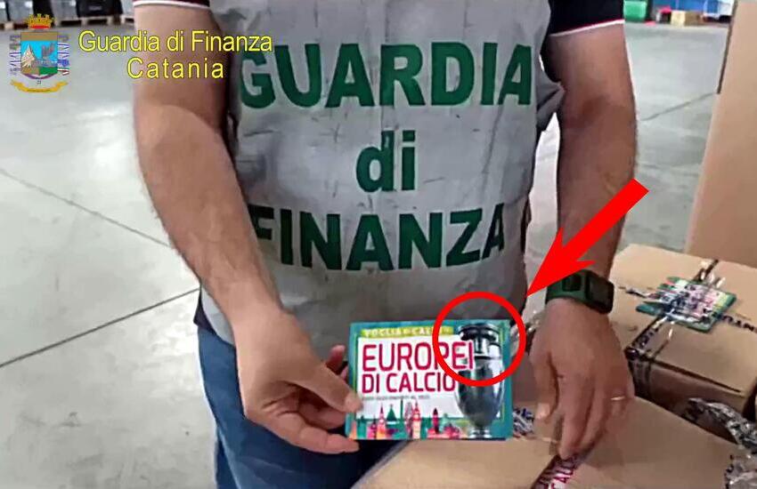 Euro 2020, a Catania sequestrati oltre 9 mila calendari contraffatti
