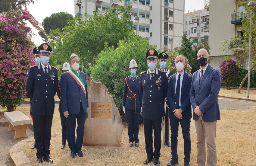 Palermo – Ricollocata la targa commemorativa per Giuseppe Russo