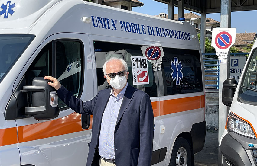 2 ambulanze nuove al Moscati di Avellino: “migliore gestione delle emergenze”