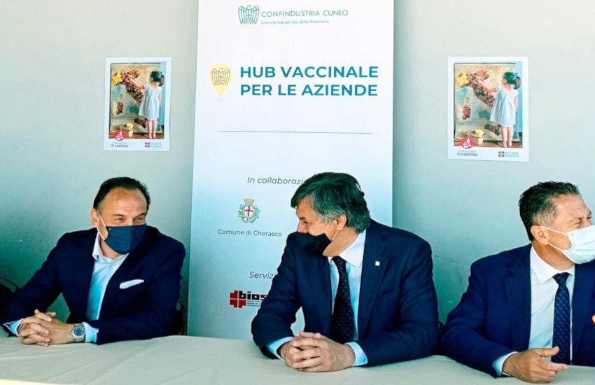 Piemonte, via alla vaccinazione in azienda: già 3.000 somministrazioni