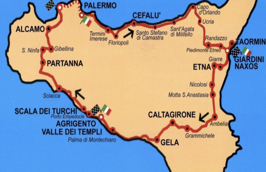 Al via la XXX edizione del Giro di Sicilia Auto Storiche:  un viaggio attraverso siti unici come Giardini Naxos, Taormina e Santa Agata Di Militello