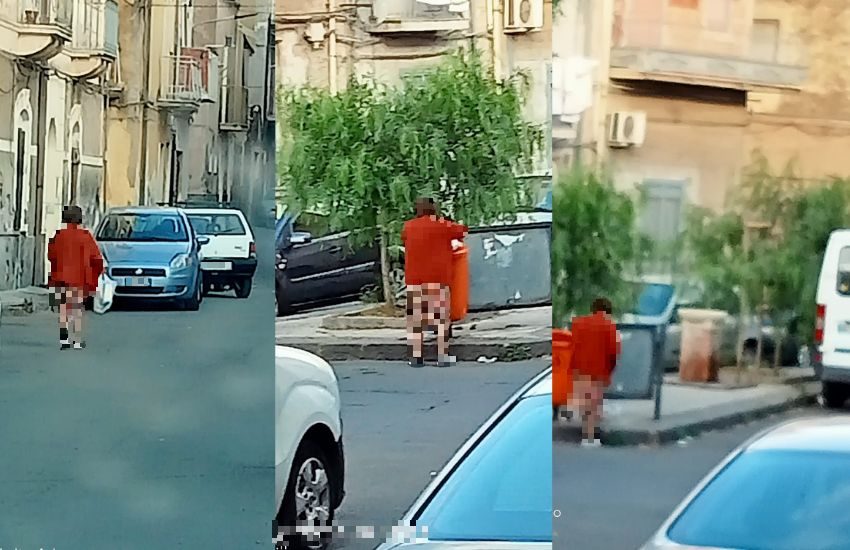 Adrano, cestini usati come cassonetti. Vito Liotta: “Credo nell’informazione ma multe per gli indisciplinati”