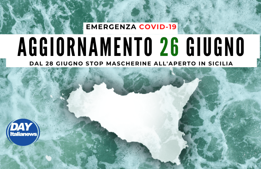 Covid, 26 giugno. Contagi in leggero aumento. Dal 28 giugno stop mascherine all’aperto