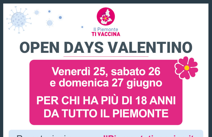 Open days over18 al Valentino: posti esauriti in pochi minuti