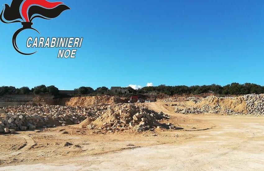 Maxi sequestro nel Salento. Scoperta una cava abusiva grande quanto 10 campi di calcio