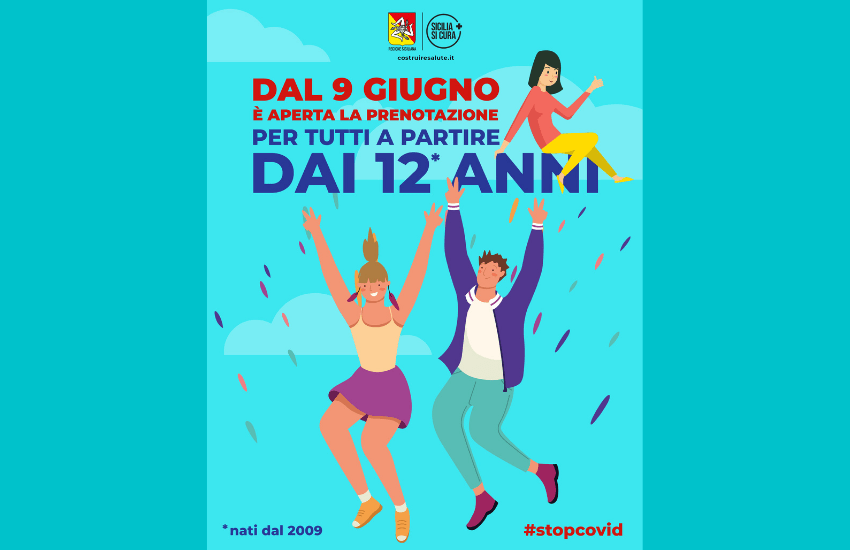 Vaccini, Razza, «Da domani in Sicilia le prenotazioni anche per gli over 12»