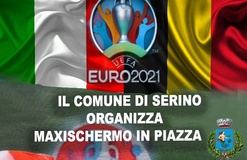 Euro 2021, a Serino si tifa Italia tutti insieme in piazza muniti di mascherina: “Forza Azzurri”
