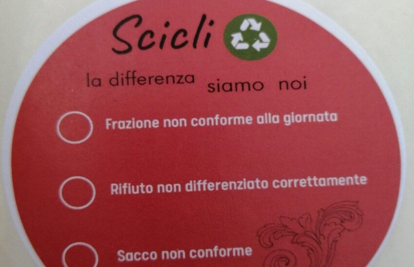Scicli. Sbagli a differenziare? Ti arriva il bollino rosso