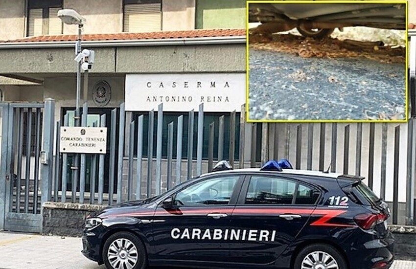 Mascalucia, 32enne di Palagonia beccato mentre asportava un catalizzatore