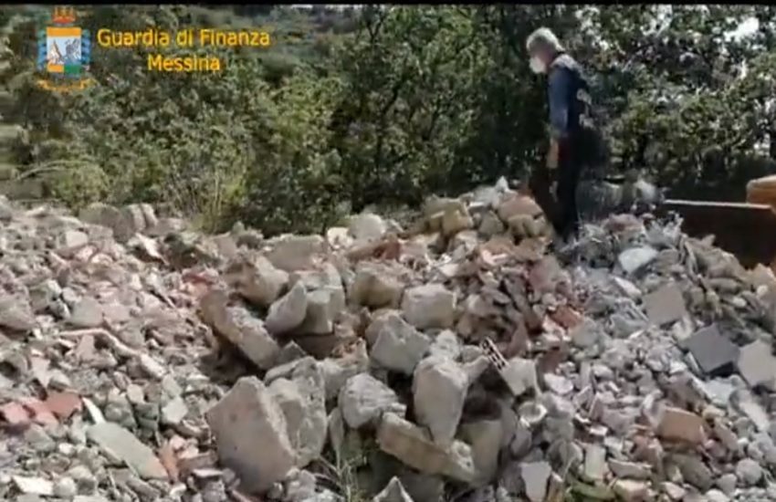 Sequestrata discarica abusiva di oltre 7.000 mq a Castelmola: tonnellate di rifiuti e materiale altamente nocivo