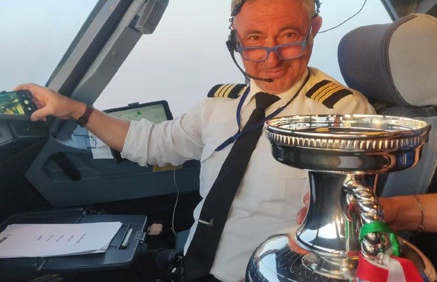 I neo campioni d’Europa di calcio portati a casa da un pilota pontino