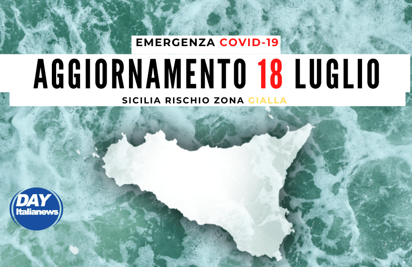 Covid 18 luglio, tasso di positività alle stelle, tamponi ai minimi. Sicilia verso zona gialla?