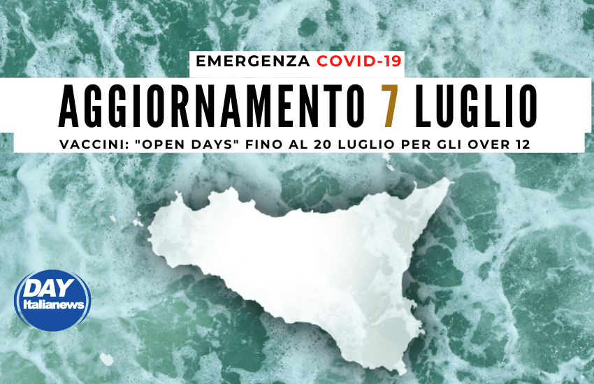 Covid 7 luglio, il virus arretra. Vaccini, avanti tutta: “Open Days” fino al 20 luglio per gli over 12