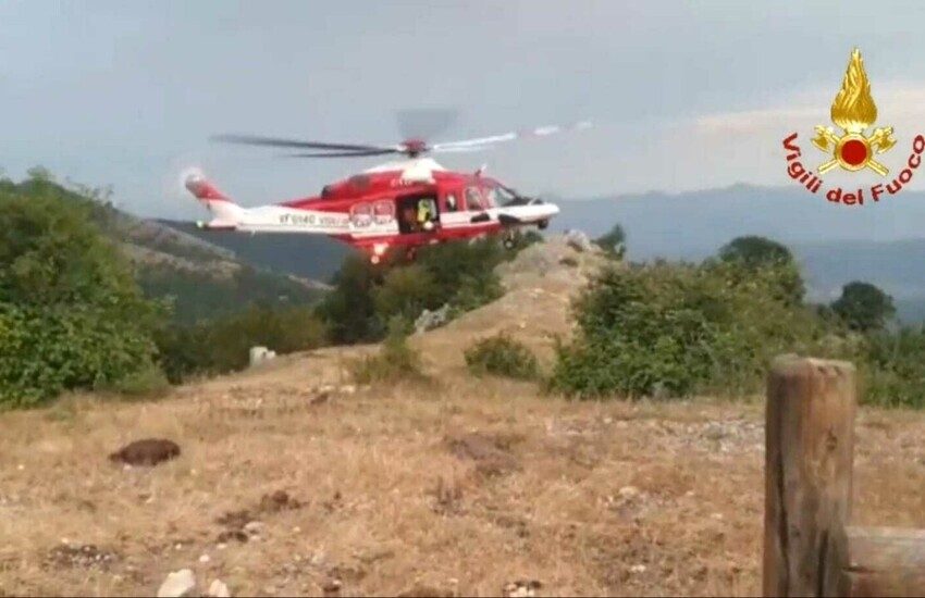 Due ragazze si perdono sul monte Semprevisa , salvate dai vigili del fuoco